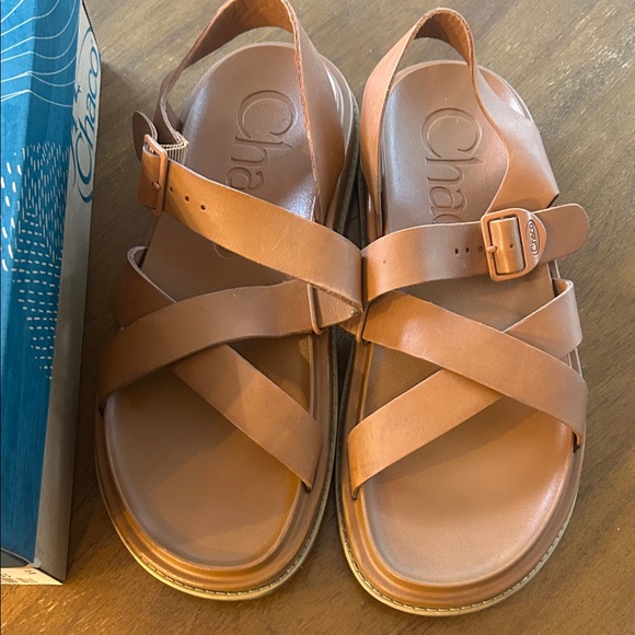 Chaco Shoes - Chaco Townes cashew  Brown Leather Sandals